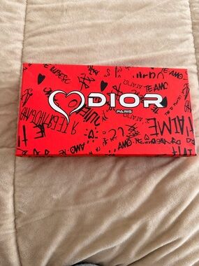 Dior Red, Black and White Graphic Logo Gift Box